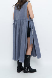 CECIBIRBONA CUCITO A FIRENZE x Denim Apron Dress (S-XL)