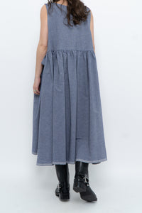 CECIBIRBONA CUCITO A FIRENZE x Denim Apron Dress (S-XL)