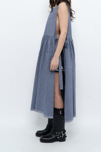 CECIBIRBONA CUCITO A FIRENZE x Denim Apron Dress (S-XL)