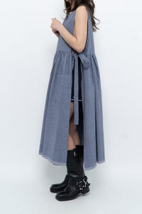 CECIBIRBONA CUCITO A FIRENZE x Denim Apron Dress (S-XL)