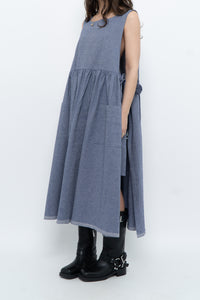 CECIBIRBONA CUCITO A FIRENZE x Denim Apron Dress (S-XL)