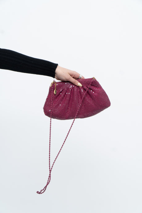 Vintage x Magenta Chainlink Purse