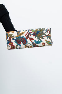 Vintage x Made in Canada x Paisley Canvas Structured Purse