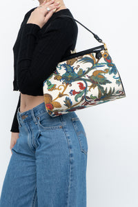 Vintage x Made in Canada x Paisley Canvas Structured Purse