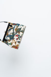 Vintage x Made in Canada x Paisley Canvas Structured Purse