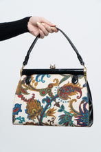 Load image into Gallery viewer, Vintage x Made in Canada x Paisley Canvas Structured Purse