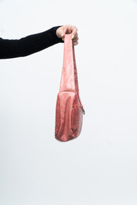 Vintage x VAPORETTO Pink Snakeskin Leather Purse