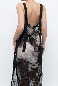 RELIGION x Grey, Black Sheer Dress (M, L)