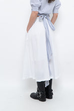 Load image into Gallery viewer, Modern x White Linen Midi Skirt (XS, S)