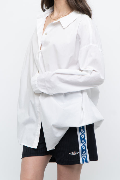 EILEEN FISHER x White Cotton Oversized Buttonup (XS-XL)