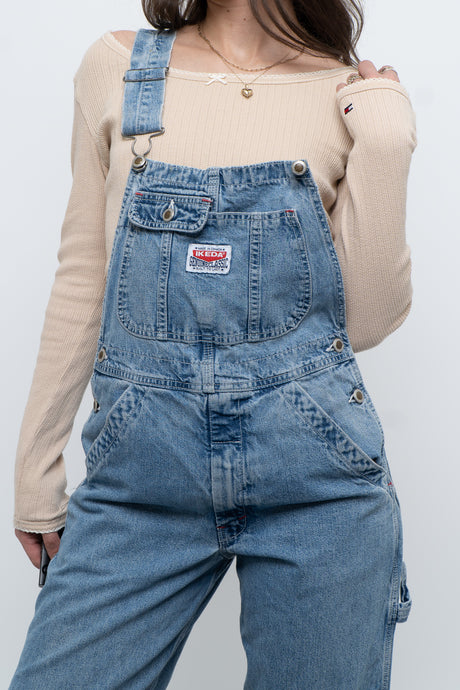 Vintage x IKEDA Lightwash Denim Overalls (XS, S)