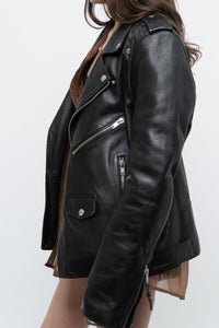 BLK DENIM x Black Butter Leather Biker Jacket (S-L)