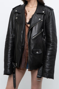 BLK DENIM x Black Butter Leather Biker Jacket (S-L)