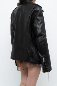 BLK DENIM x Black Butter Leather Biker Jacket (S-L)