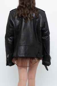 BLK DENIM x Black Butter Leather Biker Jacket (S-L)