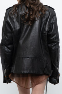 BLK DENIM x Black Butter Leather Biker Jacket (S-L)