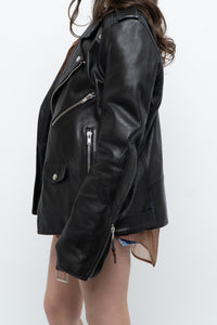 BLK DENIM x Black Butter Leather Biker Jacket (S-L)