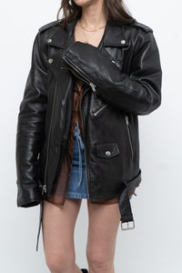 BLK DENIM x Black Butter Leather Biker Jacket (S-L)