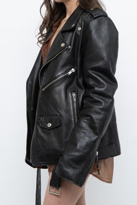 BLK DENIM x Black Butter Leather Biker Jacket (S-L)
