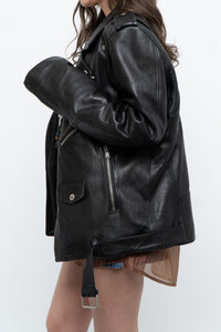BLK DENIM x Black Butter Leather Biker Jacket (S-L)