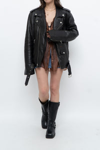 BLK DENIM x Black Butter Leather Biker Jacket (S-L)