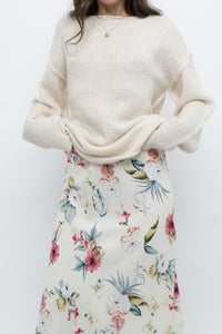 Modern x Made in Korea x Cream Wool-blend Knit Oversized Sweater (XS-L)