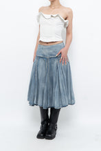 Load image into Gallery viewer, Vintage x Faded Soft Denim Midi Skirt (M, L)