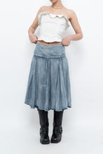 Load image into Gallery viewer, Vintage x Faded Soft Denim Midi Skirt (M, L)