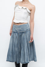 Load image into Gallery viewer, Vintage x Faded Soft Denim Midi Skirt (M, L)