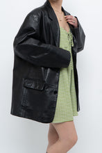 Load image into Gallery viewer, Vintage x Black Leather Blazer (S-L)