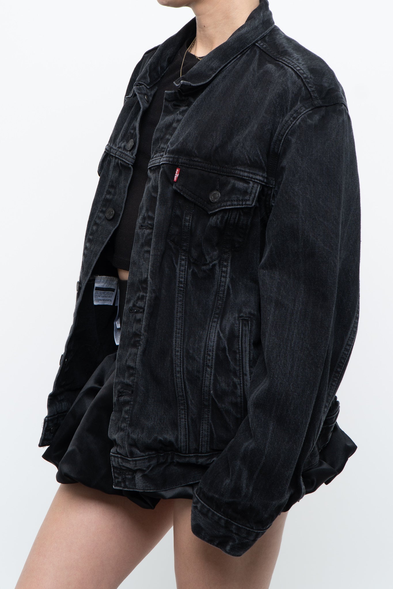 LEVI'S x Faded Black Denim Jacket (XS-L)