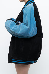 Vintage x CAROLINA PANTHERS Suede Bomber (S-L)