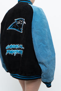 Vintage x CAROLINA PANTHERS Suede Bomber (S-L)