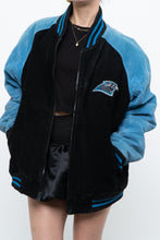 Load image into Gallery viewer, Vintage x CAROLINA PANTHERS Suede Bomber (S-L)