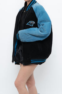 Vintage x CAROLINA PANTHERS Suede Bomber (S-L)