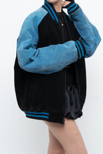 Load image into Gallery viewer, Vintage x CAROLINA PANTHERS Suede Bomber (S-L)