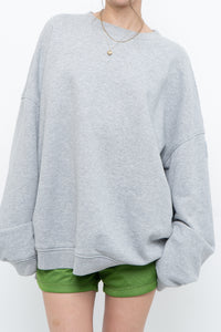 ALO x Grey Oversized Crewneck (S-XXL)