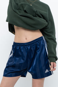 Vintage x ADIDAS Navy Striped Short (XS)