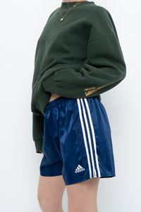 Vintage x ADIDAS Navy Striped Short (XS)