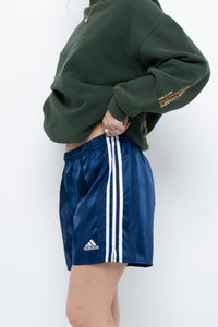 Vintage x ADIDAS Navy Striped Short (XS)