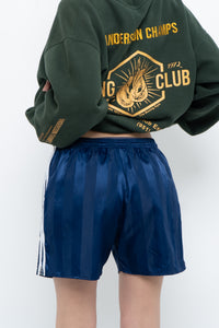 Vintage x ADIDAS Navy Striped Short (XS)