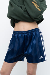 Vintage x ADIDAS Navy Striped Short (XS)