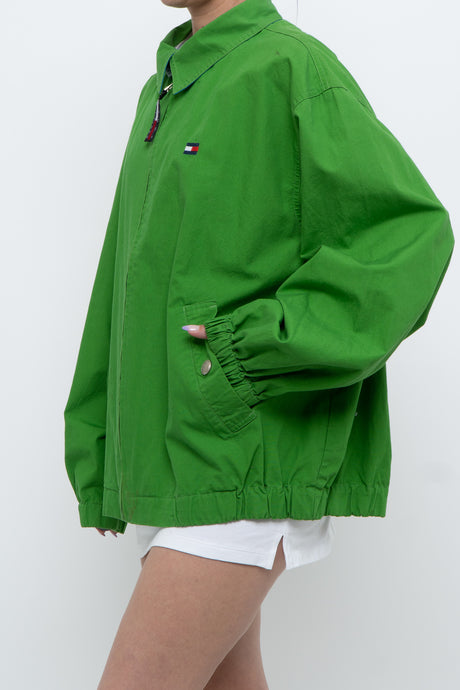 Vintage x TOMMY HILFIGER Green Cotton Jacket (XS-L)