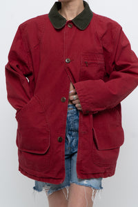 Vintage x Made in USA x LL BEAN Red Cotton Carpenters Jacket (S-L)