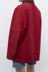Vintage x Made in USA x LL BEAN Red Cotton Carpenters Jacket (S-L)