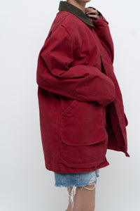 Vintage x Made in USA x LL BEAN Red Cotton Carpenters Jacket (S-L)