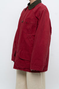 Vintage x Made in USA x LL BEAN Red Cotton Carpenters Jacket (S-L)
