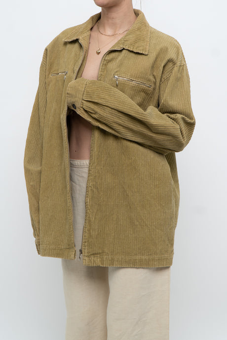 Vintage x Made in Hong Kong x Beige Cotton Cord Jacket (S-L)
