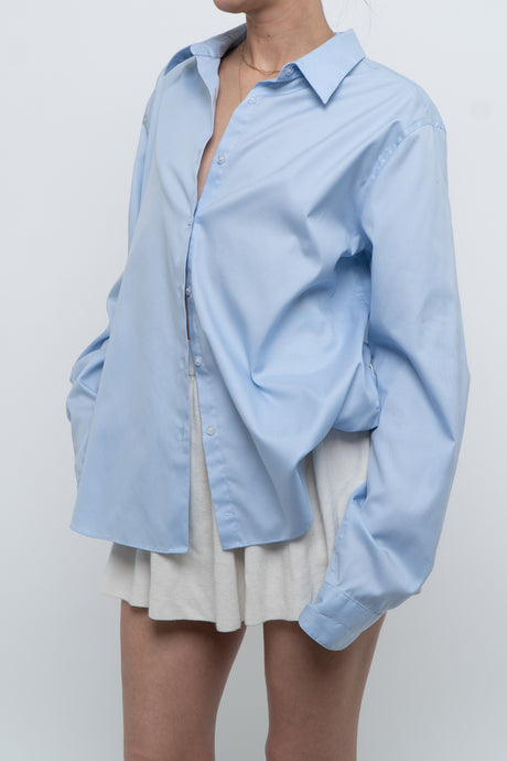 Vintage x Blue Cotton Oxford Buttonup (S-XL)