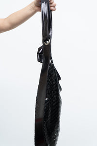 Vintage x Black Chainlink Slouched Oversized Purse